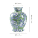 Axyaa Blue & White Porcelain Pomegranate Vase - High-end Ceramic Home Decor