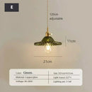 Axyaa Glass Chandelier Pendant Lights - Nordic Style Hanging Lighting for Home and Commercial Spaces