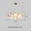 Axyaa Glass Wall Lamp Minimalist Iron Pendant Light Luxe Design