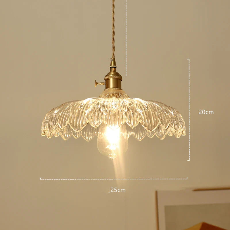 Nordic Green Glass LED Pendant Light by Axyaa - Modern Indoor Lighting