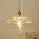 Axyaa Nordic Green Glass LED Hanging Lamp Copper Switch Pendant Light