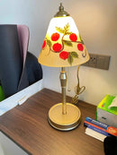 Axyaa Hand-painted Glass Table Lamp for Retro Bedroom & Living Room Decor