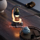 Axyaa Stone Crescent Melting Lamp: Designer Resin Decorative Warm Light