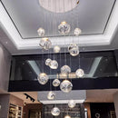 Axyaa Modern Stairway & Living Room Chandeliers - Indoor Lighting Fixtures