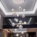 Axyaa Modern Chandeliers Stairway Living Room Indoor Lighting Fixtures