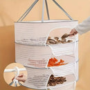 Axyaa 3-Layer Mesh Drying Rack for Food & Herbs, Space-Saving & Non-Toxic