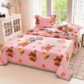 Axyaa Floral Flannel Fleece Blanket - Soft All Season Throw for Bed Sofa