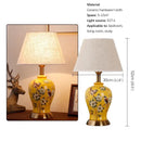 Axyaa Ceramic Table Lamp: Contemporary American Style for Living Room, Bedroom, or Hotel Decor