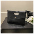 Axyaa Crocodile Pattern Clutch Bag - Versatile, Stylish, & Perfect for Every Occasion