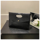Axyaa Crocodile Pattern Clutch Bag - Versatile, Stylish, & Perfect for Every Occasion