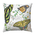 Axyaa Butterfly Print Cushion Cover 45x45cm - Farmhouse Stylish Home Decor Pillow Cover