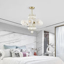 Axyaa Nordic Glass Chandelier: Personalized Design for Living Room, Dining Room & Model Room