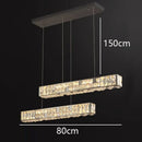 Axyaa Crystal Chandelier: Luxury Living Room & Dining Room Pendant Light