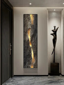 Axyaa Crystal Porcelain Mountain LED Wall Lamp for Home Decoration