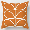 Axyaa Geometric Ginkgo Leaf Print Pillow Cover for Stylish Home & Office Decor