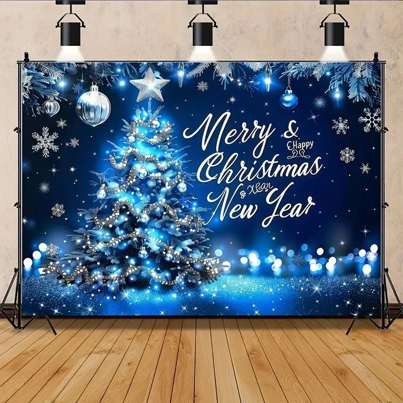 Axyaa Christmas Tree Tapestry for Party Decoration and Photography