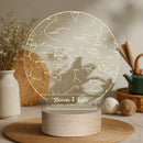 Axyaa Star Map Night Light Custom Name/Date USB Lamp - Anniversary Wedding Birthday Gift