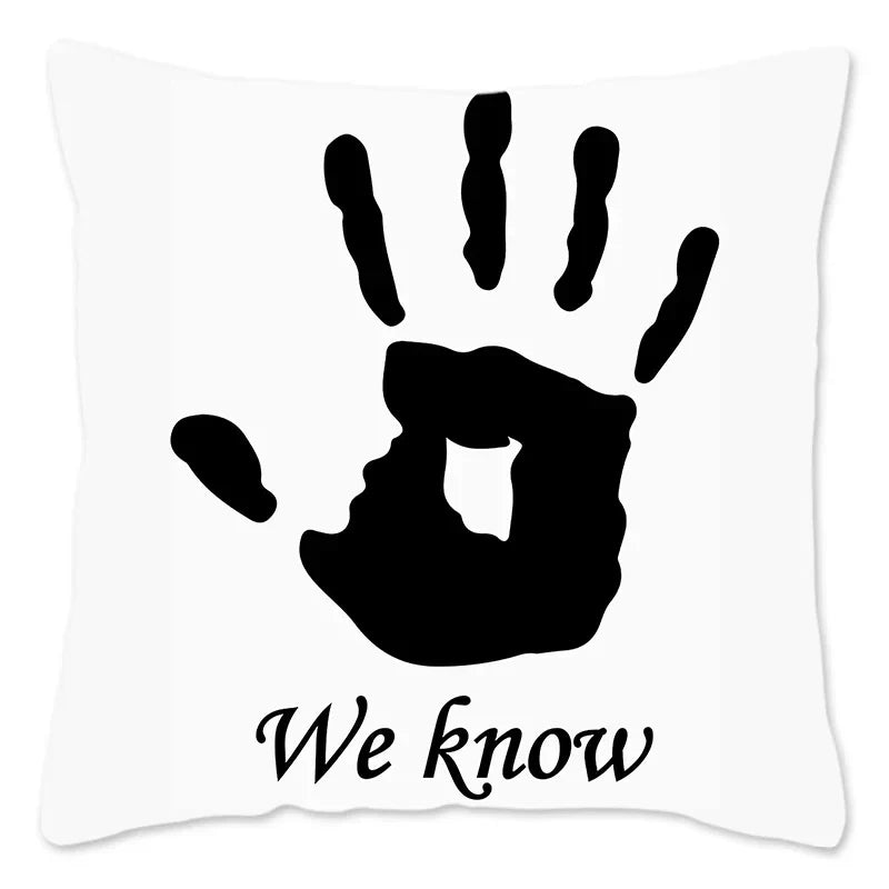 Axyaa Skyrim Meme Cushion Cover - Designer Polyester Cushion Case for Home Decor