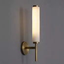 Axyaa Marble Wall Lamp, Elegant American Light Luxury Copper Sconce for Living Room & Study