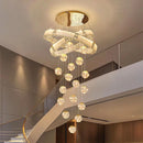 Axyaa LED Pendant Staircase Chandeliers for Modern Living Room Lighting