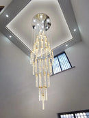 Axyaa Modern Crystal Chandelier for Luxury Indoor Lighting