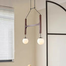 Axyaa Wooden Multi Head Pendant Light - Nordic Minimalist Style