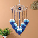 Axyaa Evil Eye Dreamcatcher Boho Wall Decor Handmade Feather Dreamcatcher Art