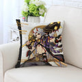 Axyaa Anime Pillow Cover 45x45, Decorative Cushion for Sofa, Bed, Home Decor