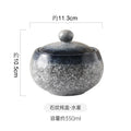 Axyaa Creative Ceramic Soup Bowl with Lid for Breakfast and Desserts