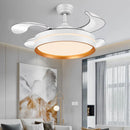 Axyaa Modern Ceiling Fan with Invisible Blades and Full Light Integration