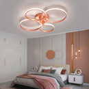 Axyaa Rose Gold LED Chandelier for Modern Home Decoration