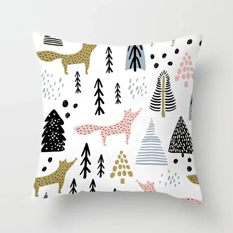 Axyaa Decorative Cushions Pillowcase - Soft Polyester Throw Pillow Cover for Sofa Décor