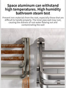 Axyaa Aluminum Towel Rack: Upgrade Grey/Black 40-60CM Bathroom Storage Bar