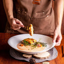 Axyaa Ceramic Steak Plate, High-End Japanese Dish for Steamed Fish