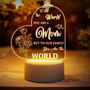 Axyaa Heart Nightlight: Festival & Mother Gift, Atmosphere Table Lamp