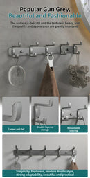 Axyaa Wall Hooks for Bath, Bedroom, Kitchen - Clothes Hanger Storage Solution