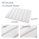 Axyaa Diatomaceous Earth Absorbent Pad for Tableware - Non-Slip, Quick-Absorbing Mat