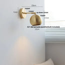 Nordic Modern LED Wall Lamp with Pull Chain Switch by Axyaa