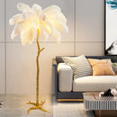 Axyaa Luxury Ostrich Feather Floor Lamp: Perfect for Decor and Live Broadcasts