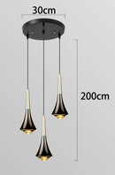 Axyaa LED Pendant Chandeliers for Modern Living and Dining Room Lighting