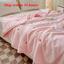 Axyaa Embroidered Summer Quilt | Washable Cotton | Lightweight Single/Double Bed
