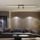 Axyaa Nordic Living Room Ceiling Lamp with LED Strip Track Spotlight
