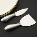 Axyaa Matte Silver Stainless Steel Cutlery Set - 6Pcs Butter Cheese Slicer Cutter