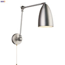 Axyaa Swing Arm LED Wall Light - Nordic Minimalism Bedroom Living Room Lampara Pared