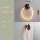 Axyaa Music Note Art Linear Wall Light - Minimalist Bedroom Bar Decor