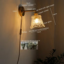 Axyaa Modern Glass LED Wall Lights for Home Decor
