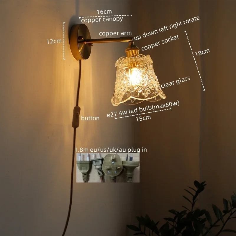 Axyaa Nordic LED Wall Lamps: Modern, Bedroom, Restaurant, Bathroom, Stair Light, Pull Chain Switch