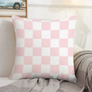 Axyaa Checkerboard Pillow Cases 45x45 Set of 2 Decorative Cushion Covers