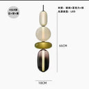 Axyaa Nordic Glass LED Pendant Light for Living Room, Bedroom, Dining Room
