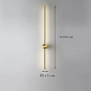 Axyaa Modern Minimalist LED Wall Lamp for Indoor Living Room, Bedroom, Dining Room